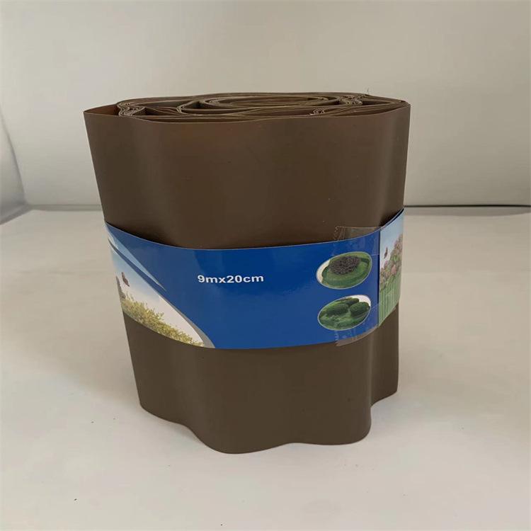 Kunststoff-Gartenzauneinsatz für Gartenbau und Rasenabgrenzung.