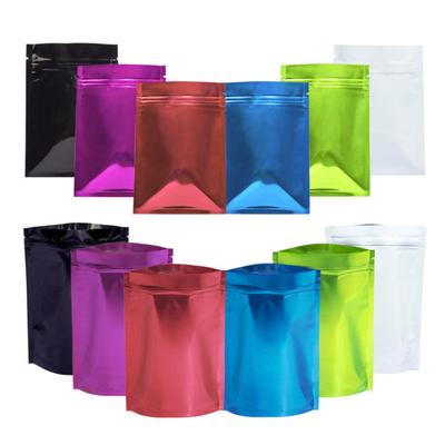 100 Adet 7x10 cm Alüminyum Folyo Su Geçirmez Açılıp Kapanabilir Kese Mühür Ambalaj Torbaları