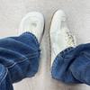 Crooked head drawstring retro moral training shoes casual shoes sports shoes breathable ugly cute little white shoes