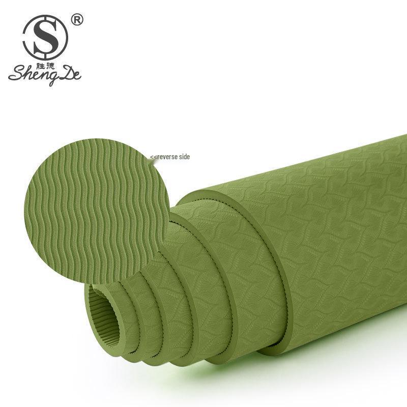 Widen 90CM 12mm TPE Yoga Mat for Fitness, Pilates, Floor Exercise