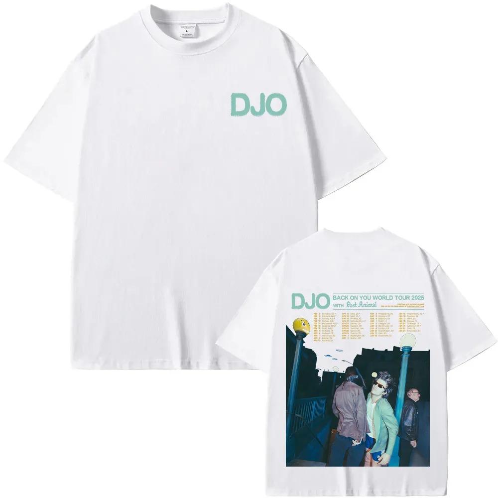 Djo Back on You World Tour 2026 T-shirt Joe Keery Regalo per Nuovi Fan Maglietta Unisex Oversize Cotone Streetwear Top Casual Estivi
