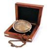 To My Daughter Graduation Day, Birthday Gifts Replica of  Brass Camping Compass with Wooden Case Home Décor  Working..