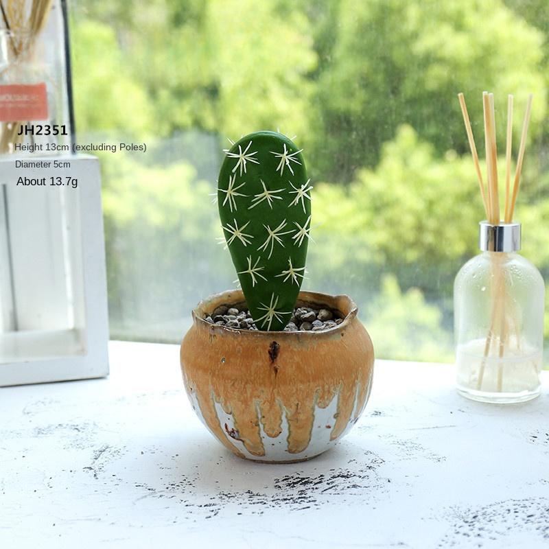 Artificial Cactus Decoration Foam Cactus DIY Micro Landscape Tropical Plants Realistic Succulent Plants Home Office Decor
