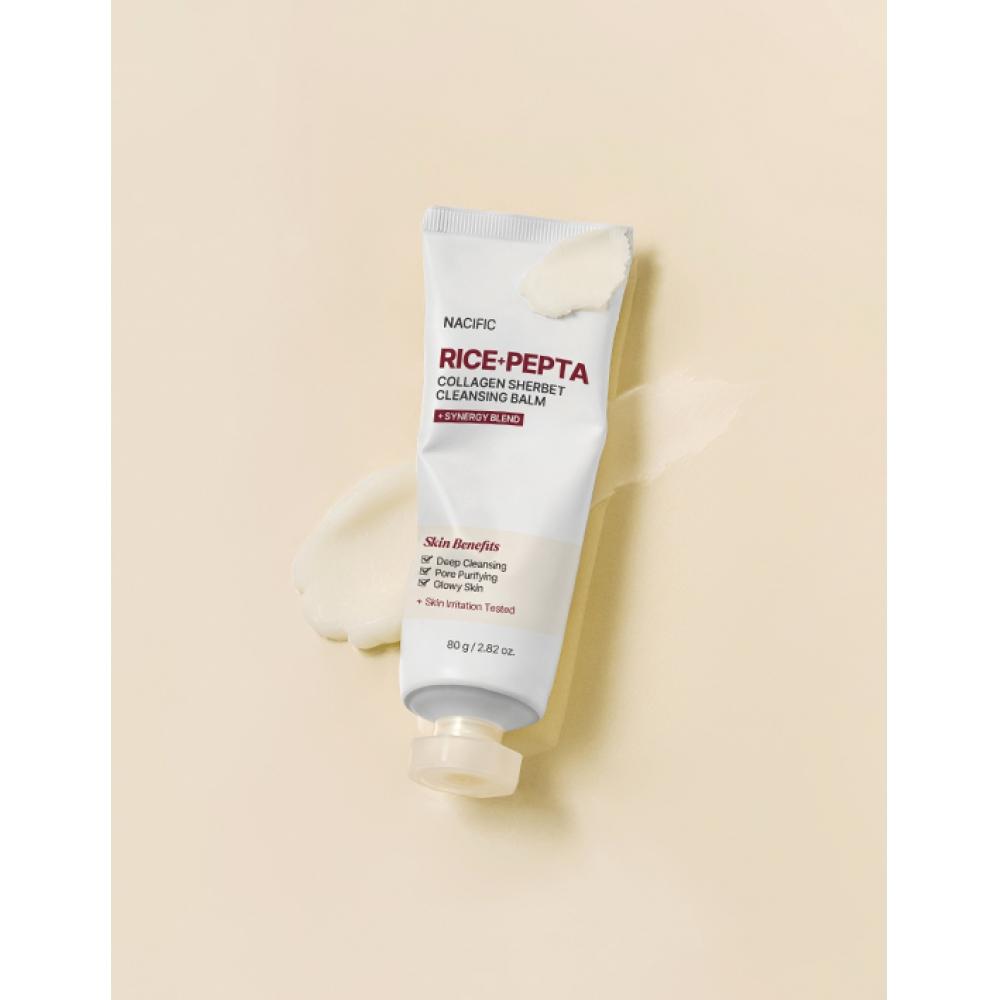 Nacific Rice Pepta Collagen Sherbet Cleansing Balm 80g