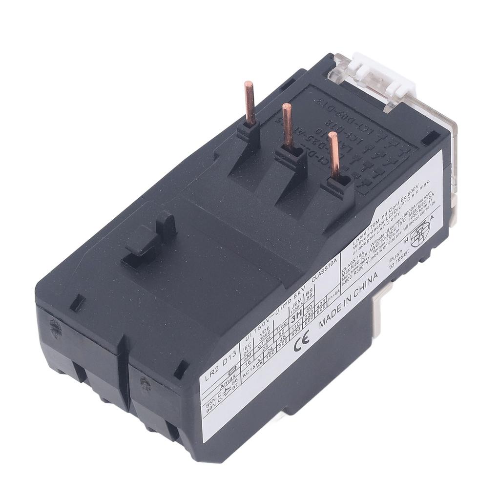 Thermal Overload Relay 1 NO 1 NC Phase Failure Protection Electric Heat Relay Protector 750V 23‑32A
