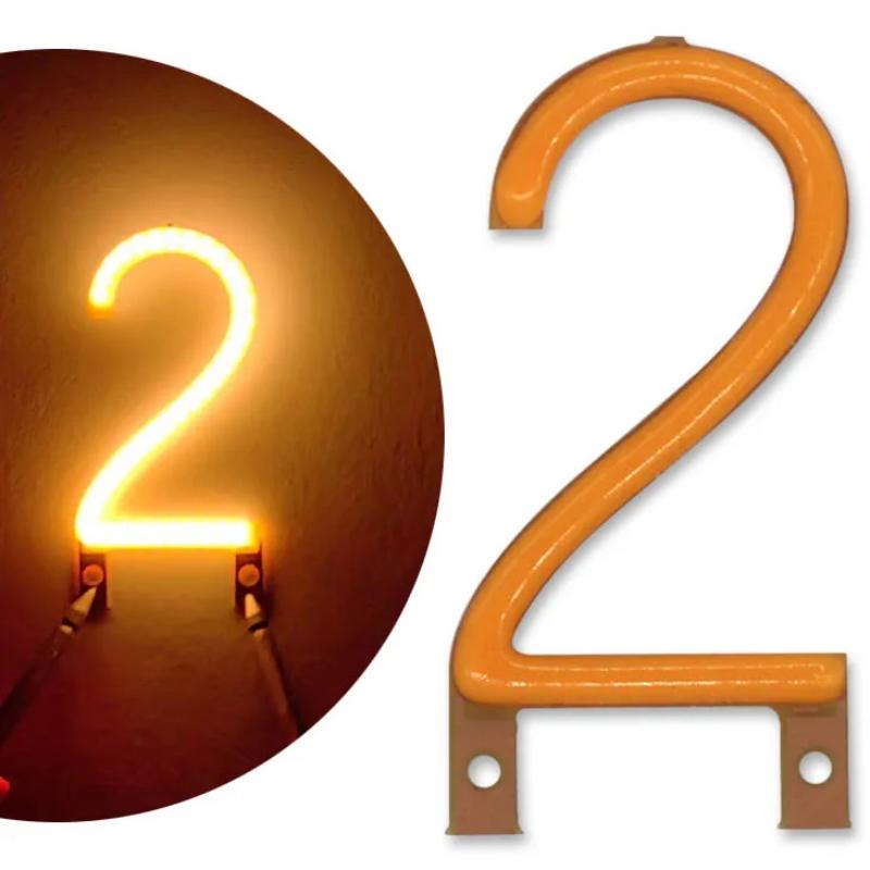 Number 0/1/2/3/4/5/6/7/8/9 Led Filament Dc 3V Cob Edison Yellow White Diy Candle Led Diodes Party Decoration Light Accessories