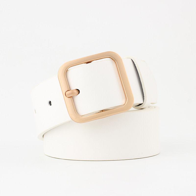 Stylish 2024 Autumn Winter Women's Alloy Buckle Belt For Slimming With Versatile Design