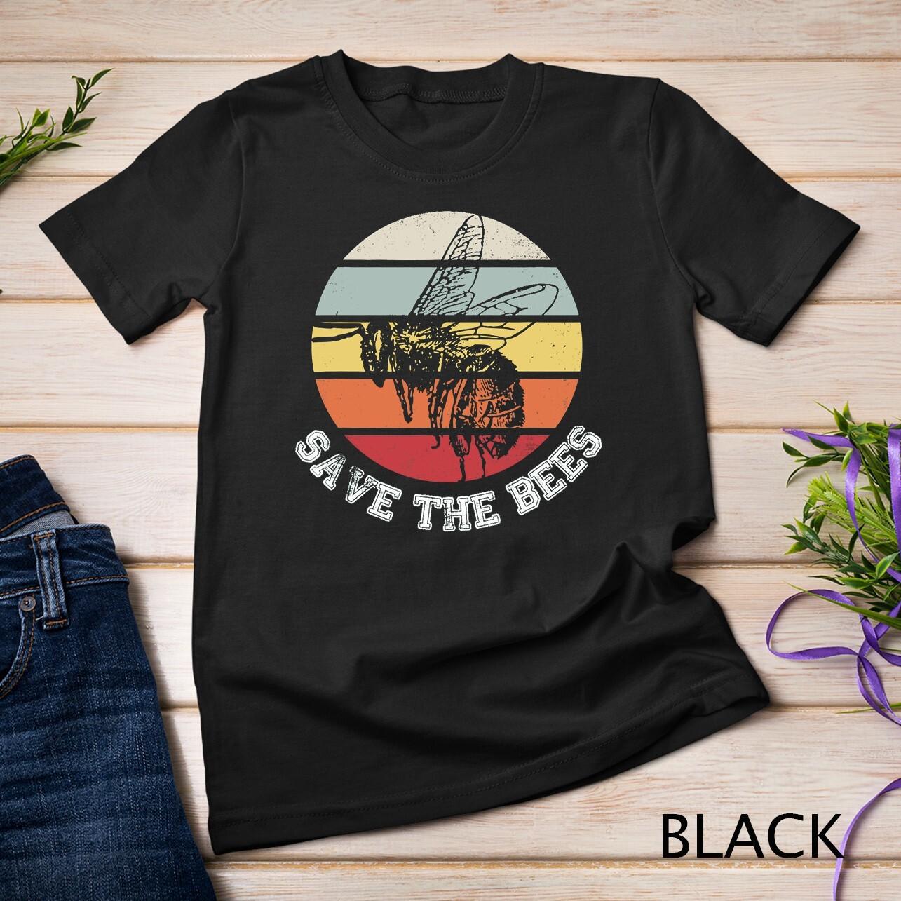 Distressed save the bees lovers shirts for beekeeper tee Unisex T-Shirt Mens Womens Tees Top 3XL