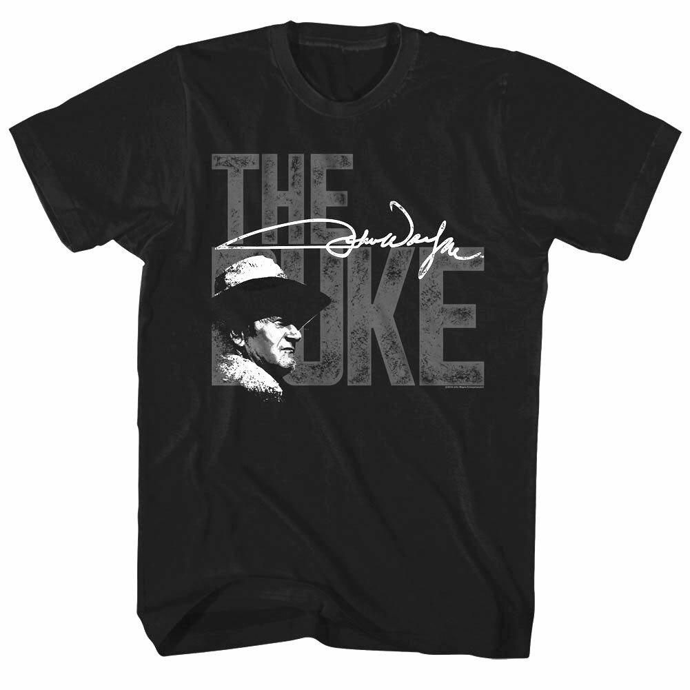 John Wayne The Duke Signature Men T Shirt Autograph Cowboy Hero Western Legend XXL