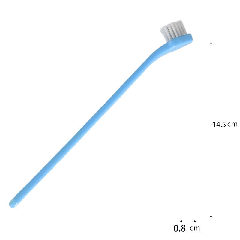 Round Head Pet Toothbrush with Soft Bristles for Cats and Dogs