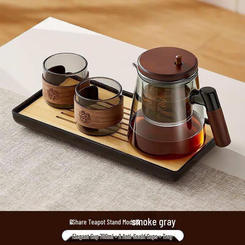 ZISIZ Glass Tea Infuser Teapot
