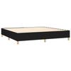 Sommier à lattes avec matelas - Maison Exclusive - 200x200 cm - Tête de lit réglable - Noir
