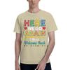 1 Piece Funny Funny 100 Cotton Tshirt Here We Go Again I Mean Welcome Back Tees Tops For Unisex