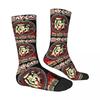 Erwachsene Herren Socken STRAY CATS 80er Musik 80er Band Strümpfe Herbst Trendige Hochwertige Socken Grafik Lauf Anti-Rutsch Socken