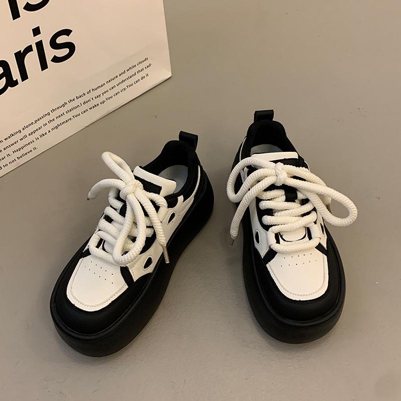 Rutschfeste Ledersportschuhe für Mädchen - Herbstkollektion 2026 für Schüler