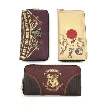 Harry Potter Hedwig Long Wallet PU Leather Student Coin Zipper Purse Handbag
