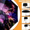 Demon Slayer Druckschirm Automatisches Öffnen/Schließen - Tragbares faltbares Design - Tägliche Nutzung für Reisen/Outdoor - Geschenk zum Geburtstag