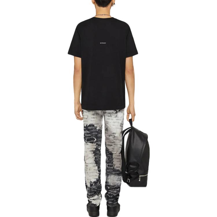 Givenchy SS22 T Shirt Men's Black BM71DK3Y6B-001