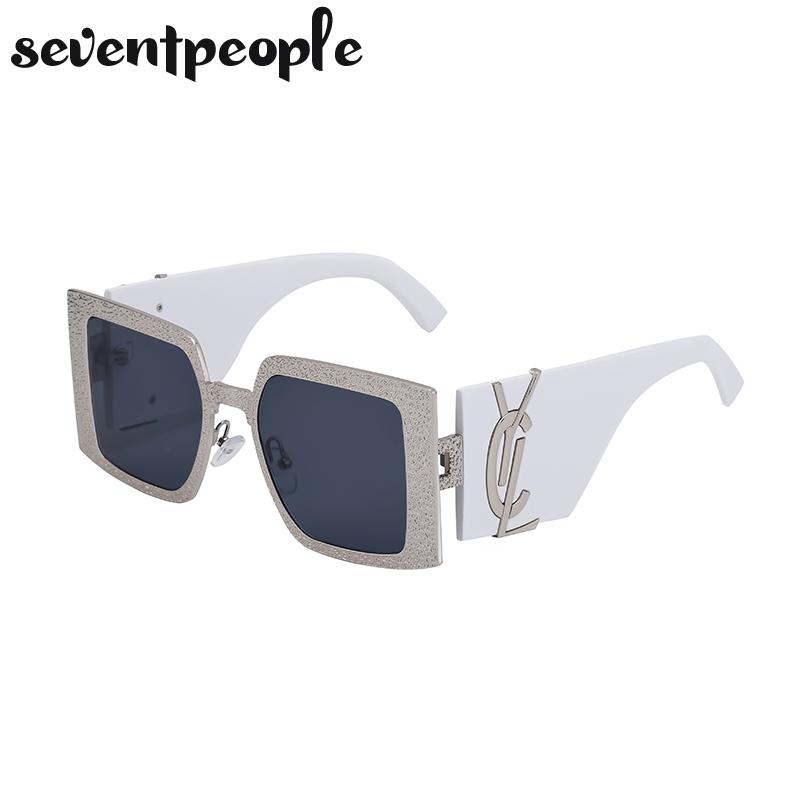 Classic Oversized Square Sunglasses Women Big Frame  Luxury Brand Designer New Vintage Shield Sun Glasses For Ladies Eyewear