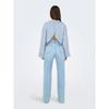Chemise à boutons dos nu bleu clair Femme ONLY