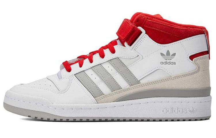 Forum Adidas Originals Mid  White Scarlet  FY6819 40
