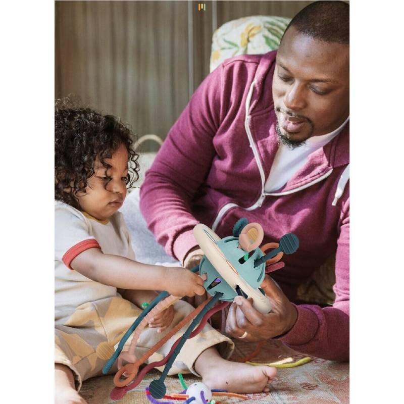 Colorful Soft Grab Pull Toy For Enhanced Grip And Coordination Skills