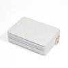 Pure Color Travel Jewelry Bag With Mirror Jewelry Cosmetics Multifunctional Storage Box