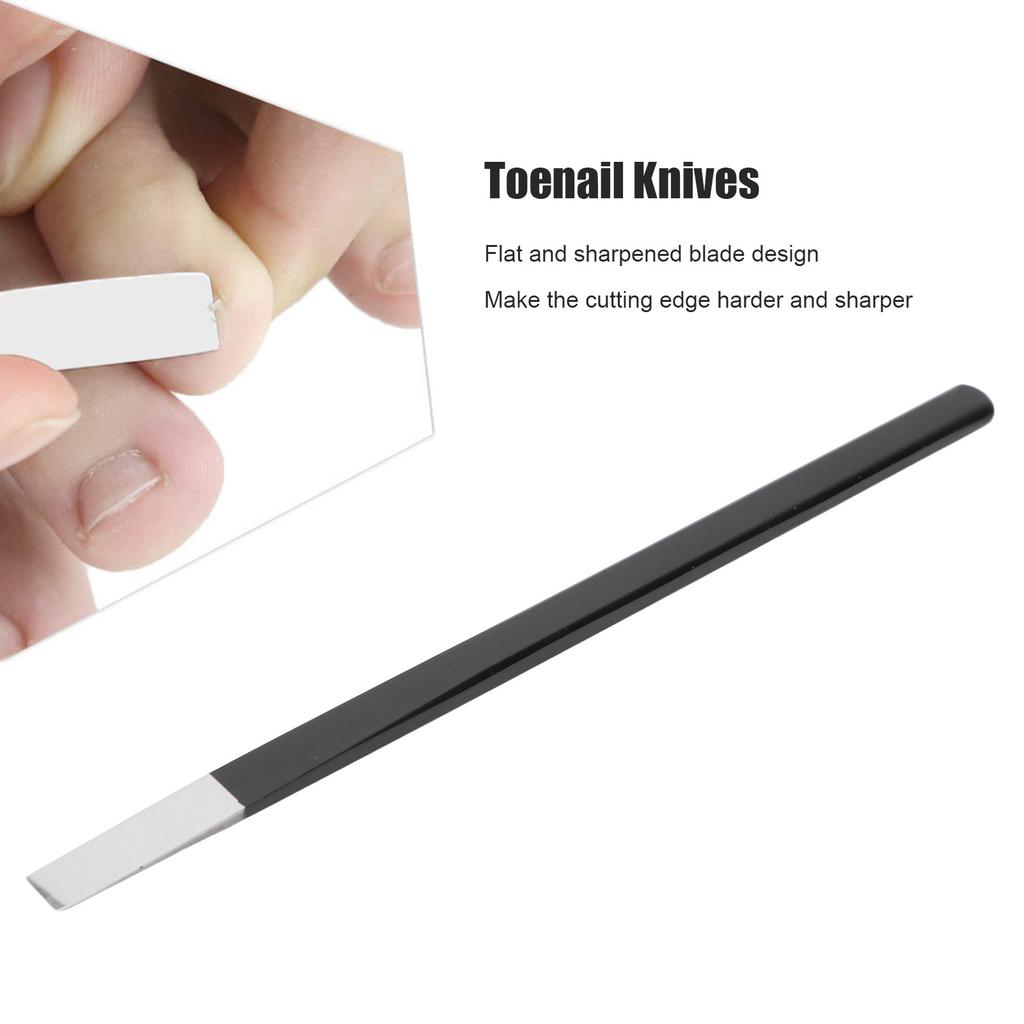 #3 Cuțit Pedichiură Oțel Inoxidabil Lamă Plată Îndepărtător Cuticule Piele Moartă Instrument Cuțit Unghie de la Picior