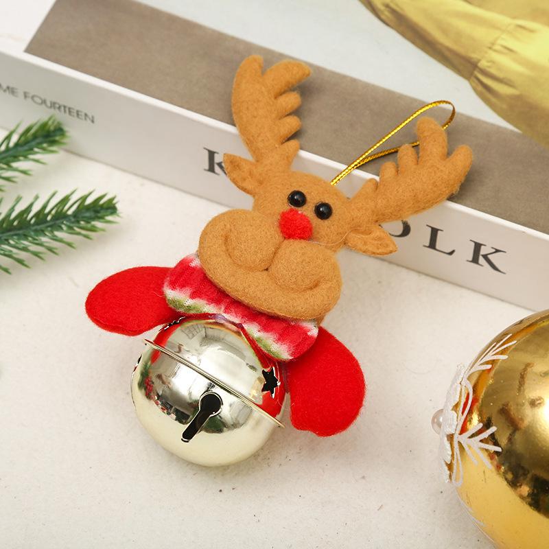 Christmas Tree Pendant Doll Bell Santa Claus Christmas Decoration Hug Gift Handmade Snowman Christmas