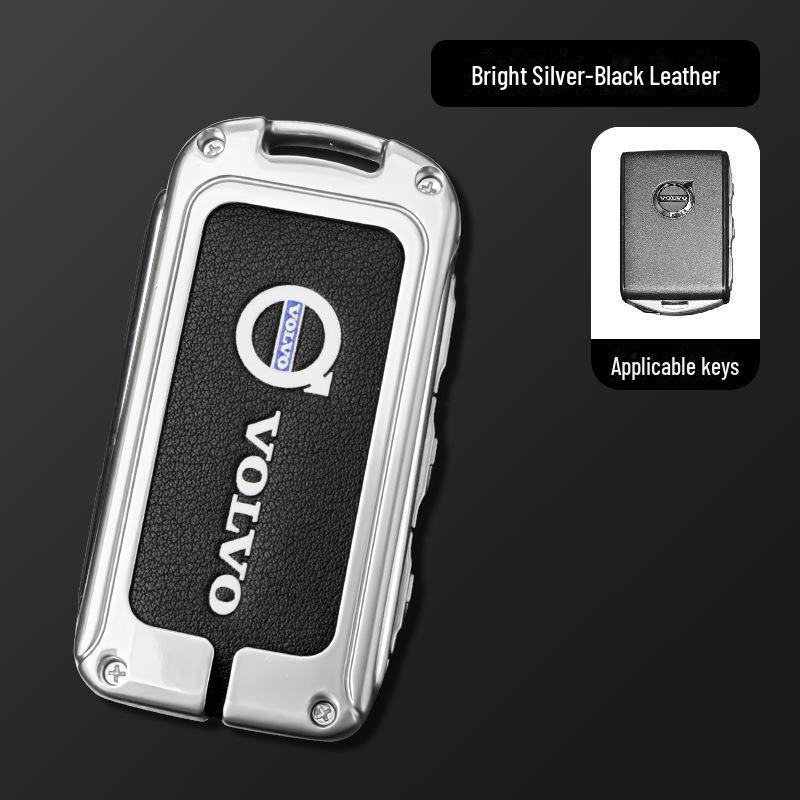 Volvo Key Cover for XC60 & S90: Car Accessories Shell for XC90, XC40, S60L - Buckle Bag Included