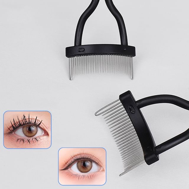 Violeta - Stainless Steel Eyelash Comb Black