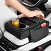 Auto Elbow Support Wireless Charging Car Arm Rest Cushion Thicken High-Density Sponge Center Console Armrest Box Cover