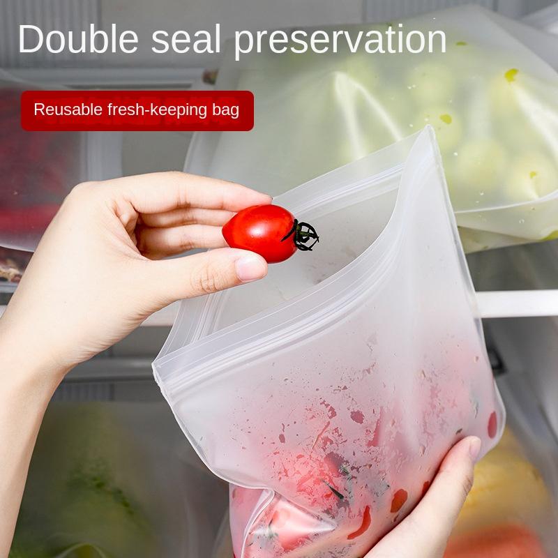 3940 EVA-Lebensmittelkonservierungsbeutel Kühlschrank-Lebensmittelaufbewahrungsbeutel Versiegelter Beutel für Obst und Gemüse Wiederverwendbarer Spleißbeutel für Lebensmittel