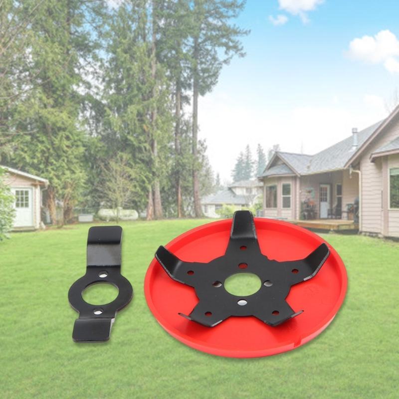 Cutting Disc With Hardened Alloy Blades Quick Setups Weeder Trimmer For Lawns Orchards Farmlands Farms Vineyards 1 Pair