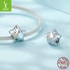Colorful Star Diy Bracelet Beaded, Sweet And Versatile Fashion Pentagram S925 Sterling Silver Beads