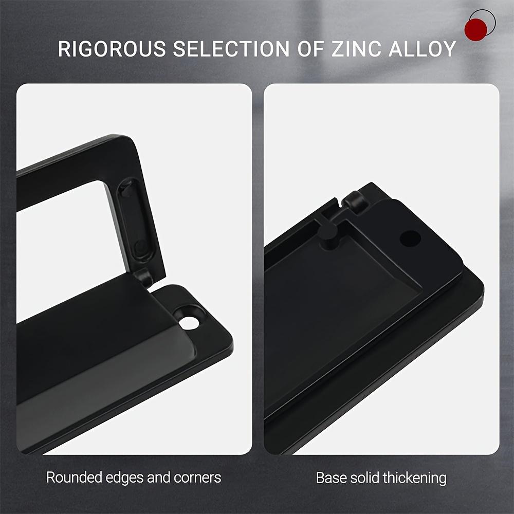 8 Pcs Drawer Pulls Black Concealed Furniture Handle Cabinet Door Pull Handle with Screw Suitable for Kitchen Living Room Bedroom