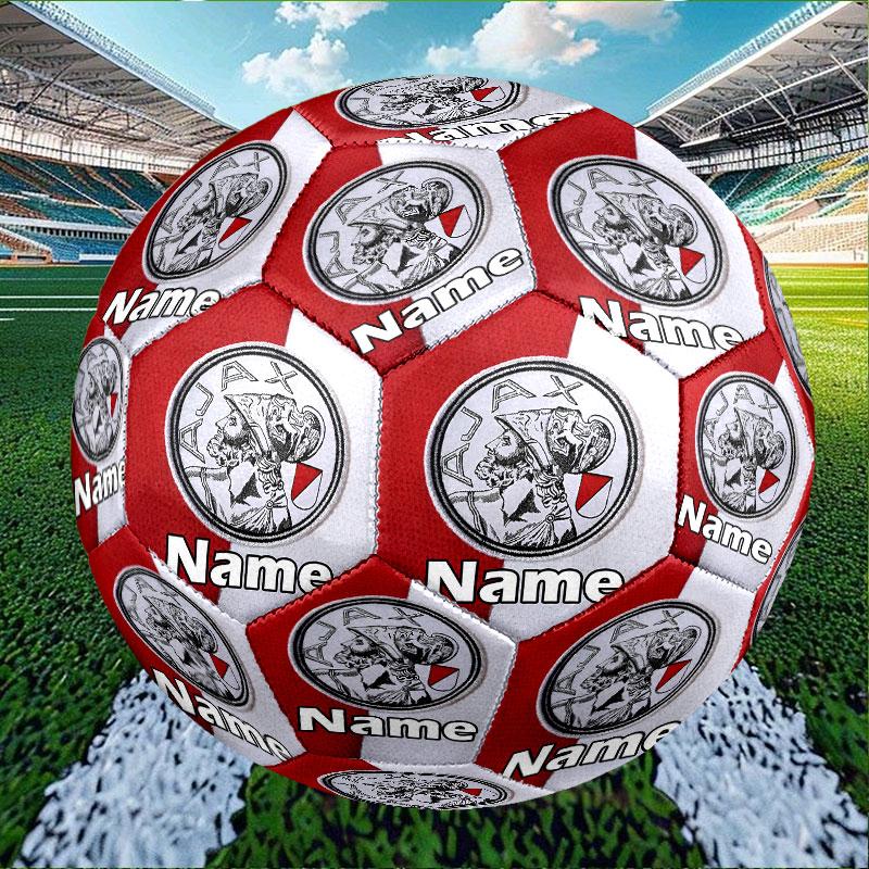 Custom Name Personalized Ajax Print Size 5 Soccer Ball Training & Match Football, for Team, Kicking, Gift for Football Enthusiasts