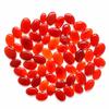 Wholesale Red Carnelian Oval Cabochon Lot – Handcrafted Smooth Gemstone Flat Back for Jewelry Making