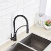 Kitchen Faucet Swivel Pull Down Black Hose Kitchen Sink Faucet Sink Tap Mounted Deck Bathroom Hot And Cold Water Mixer Crane