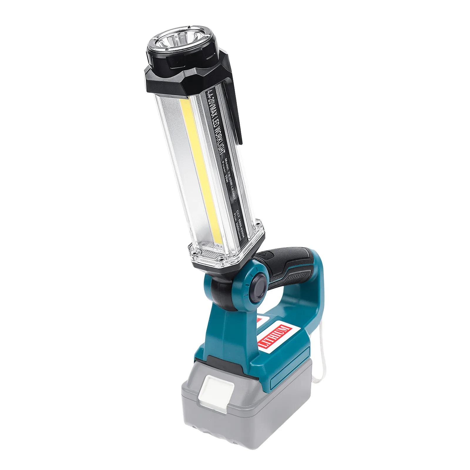 Светодиодный рабочий фонарь для аккумулятора Makita 18V Li-ion Фонарик Инструмент Портативный Прожектор Точечный свет 35 Вт