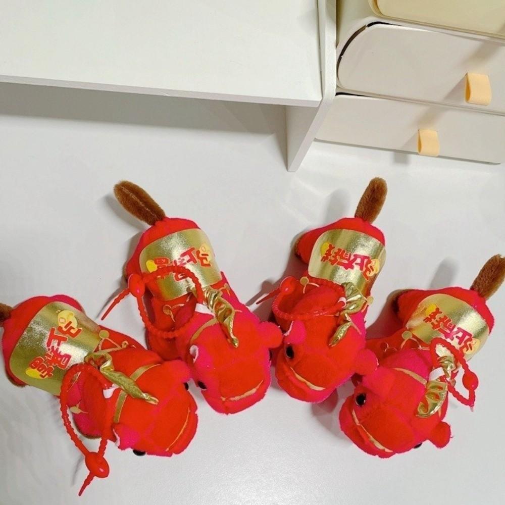 Stuffed Animal Little Horse Plush Toys 2026 Horse Year Zodiac Horse Doll New Year Festival