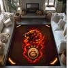 Tappeto Morbido Antiscivolo per Interni con Motivo Calcio Galatasaray FC Tappetino Decorativo Sportivo per Camera da Letto