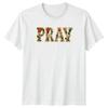 Pray T-Shirt Boho Floral Faith Inspirational Gift For Him And Her