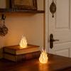 3D Printed Candle Holder Flame Shade, Gothic Ambient Decor Figurine, Hollow Eco Friendly PLA Material Tealight Cover for Dining Room Study Holiday