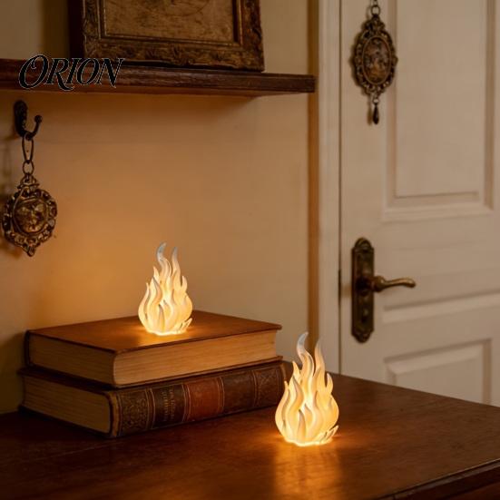 3D Printed Candle Holder Flame Shade, Gothic Ambient Decor Figurine, Hollow Eco Friendly PLA Material Tealight Cover for Dining Room Study Holiday
