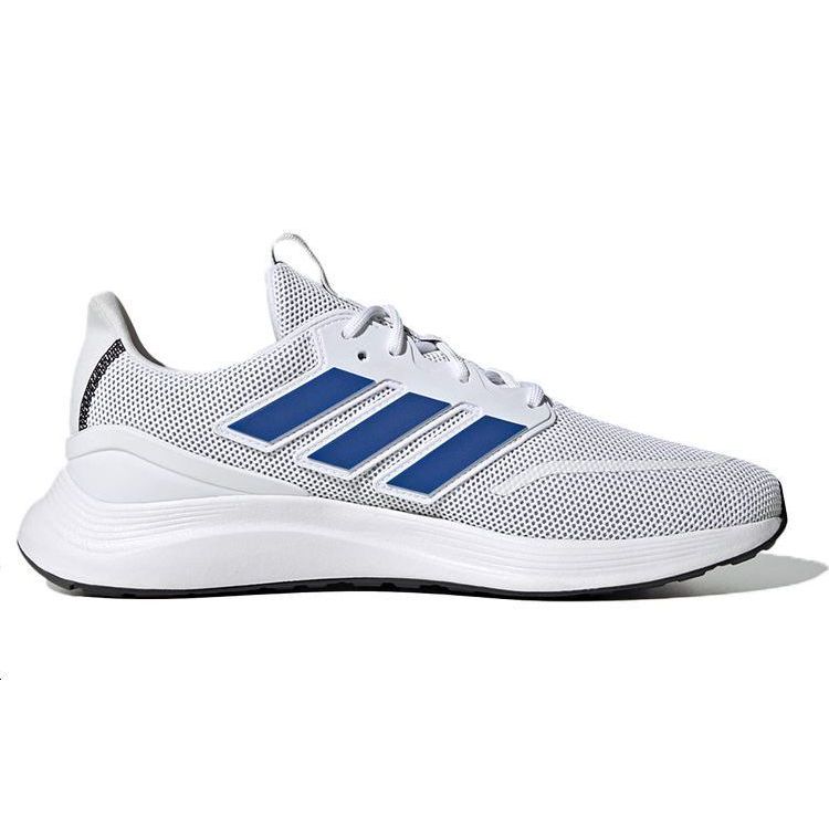 adidas Energyfalcon Pantofi de alergare casual pentru navetă, versatili, cu plasă respirabilă, cu gleznă joasă, pentru bărbați, adidași, alb, albastru, FW2382