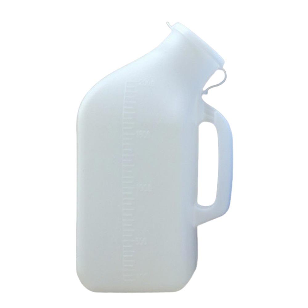 Plastový přenosný pisoár s velkou kapacitou 2000 ml na moč pro použití v autě
