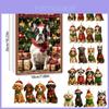 Weihnachten Hundeliebhaber Acryl Adventskalender Mit 24 Dekorteilen Für Feiertagsgeschenke