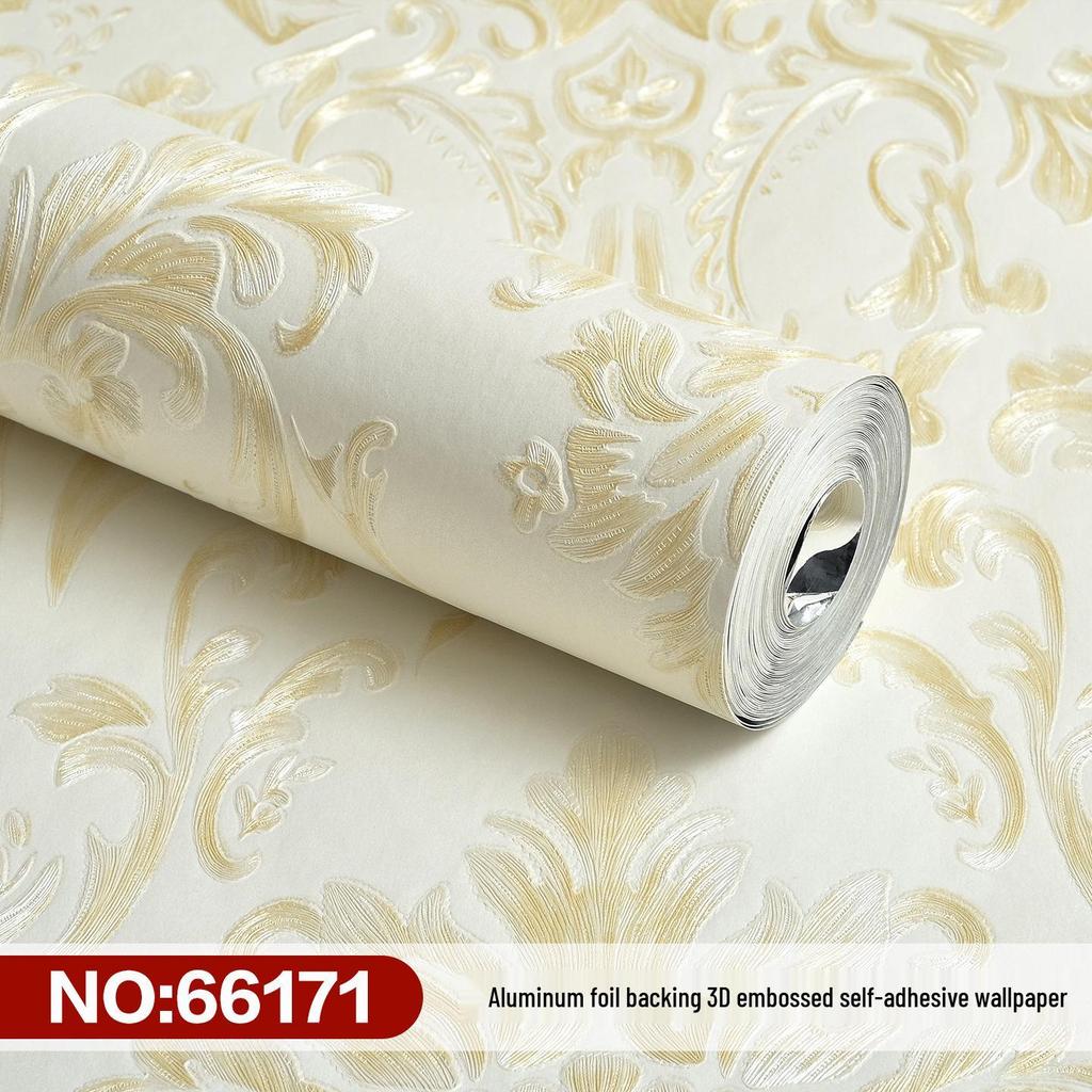 Thick Self-Adhesive Embossed Waterproof Wallpaper for Home Decoration