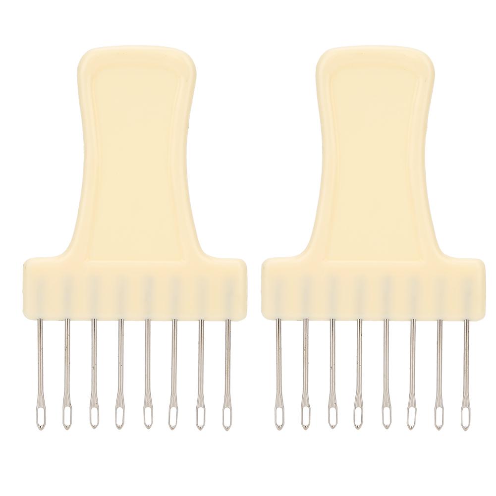 2Pcs Knitting Machine Transfer Comb 8 Needles for Brother KH260 KH230 KH270 SK151 SK155